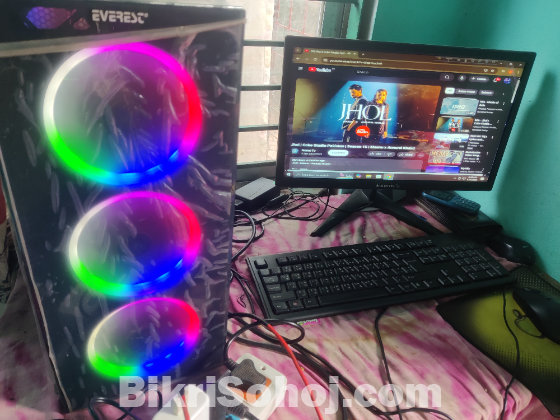 Pc and Monitor setup